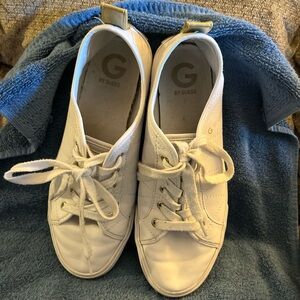 G by Guess Classic White Lace-Up Sneakers